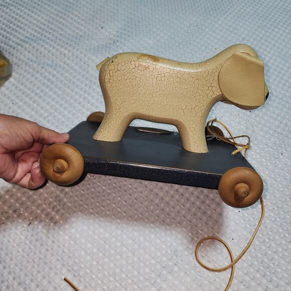 GERALD HENN WORKSHOPS 1997 LTD VINTAGE RANGER THE DOG PULL TOY - Picture 4 of 7